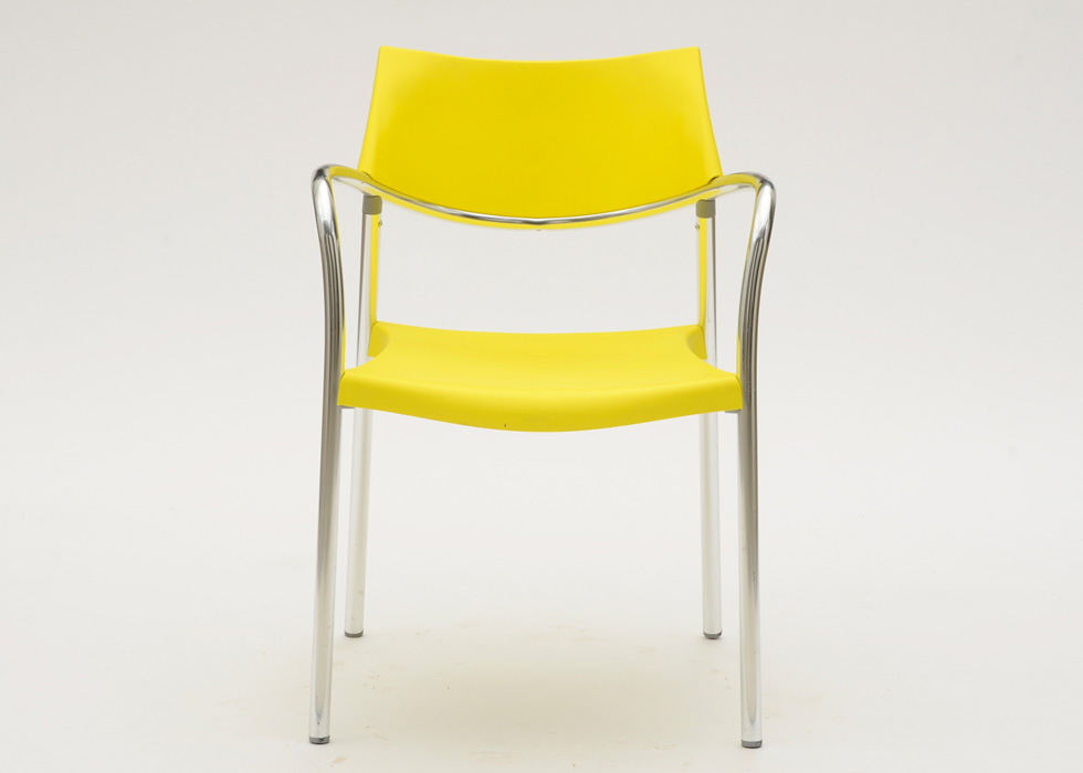 Yellow "Splash" Chair by Jorge Pensi for Amat
