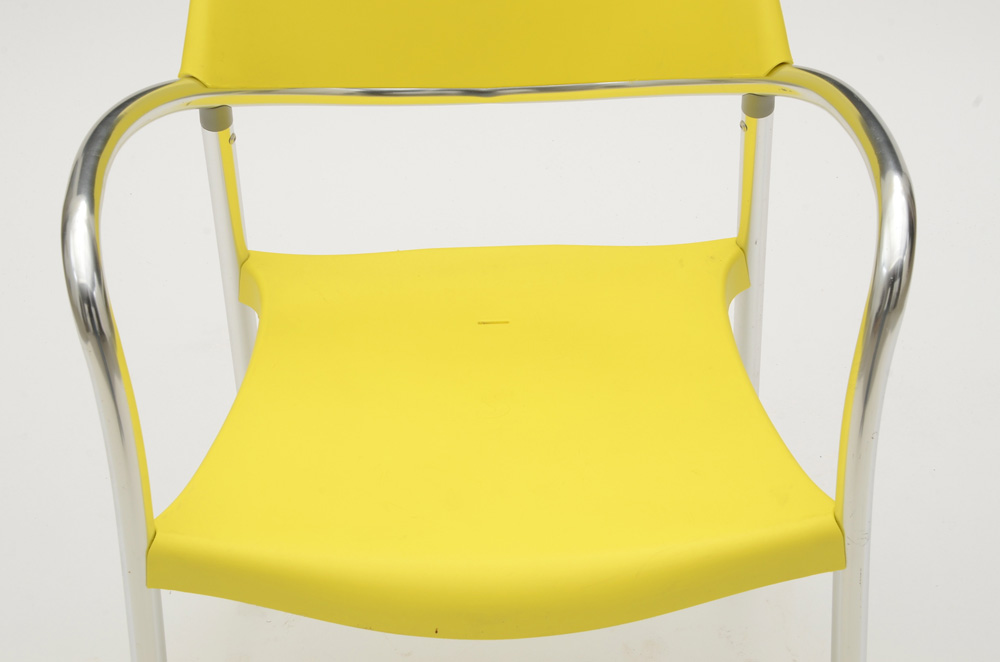 Yellow "Splash" Chair by Jorge Pensi for Amat