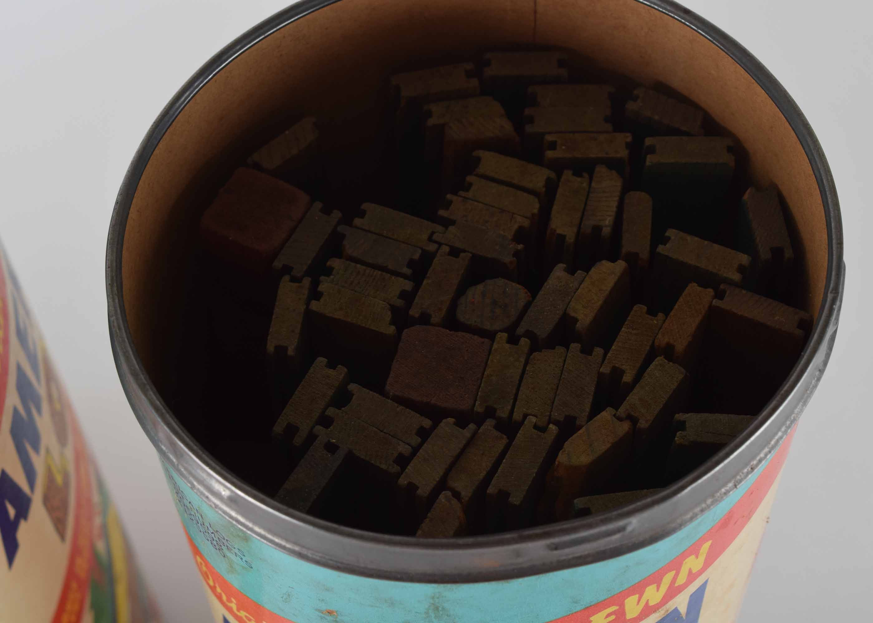 Vintage Halsam and Tinker Toy Construction Sets