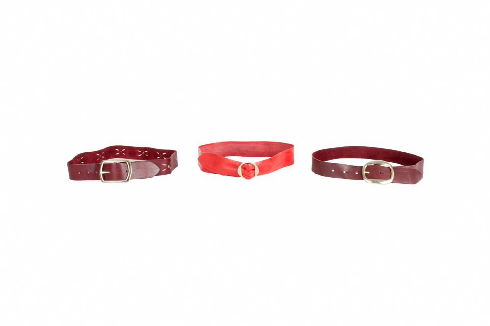 Group of Red Women's Belts