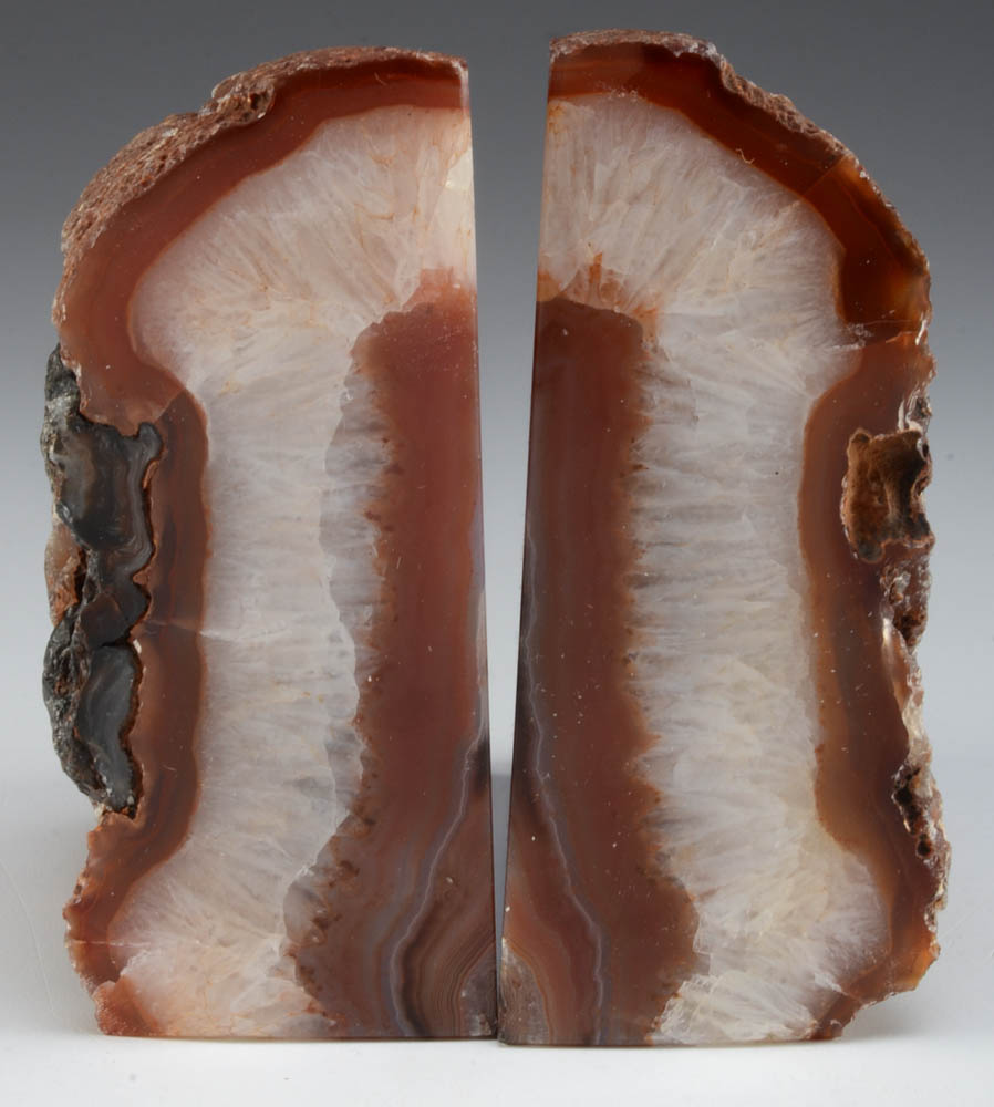 Polished and Tumbled Dolomite and Calcite Bookends