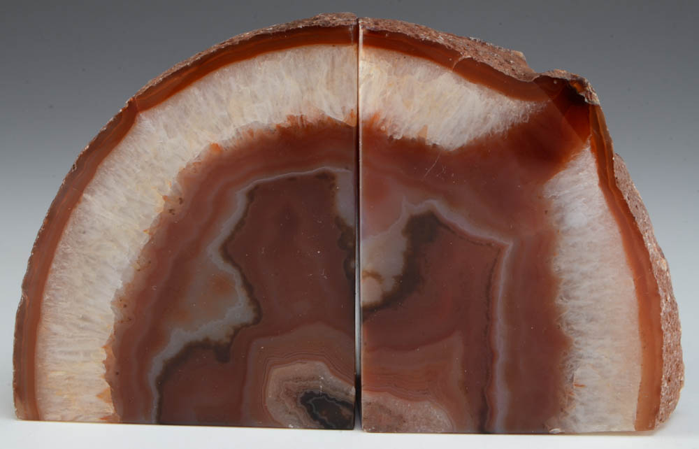 Polished and Tumbled Dolomite and Calcite Bookends