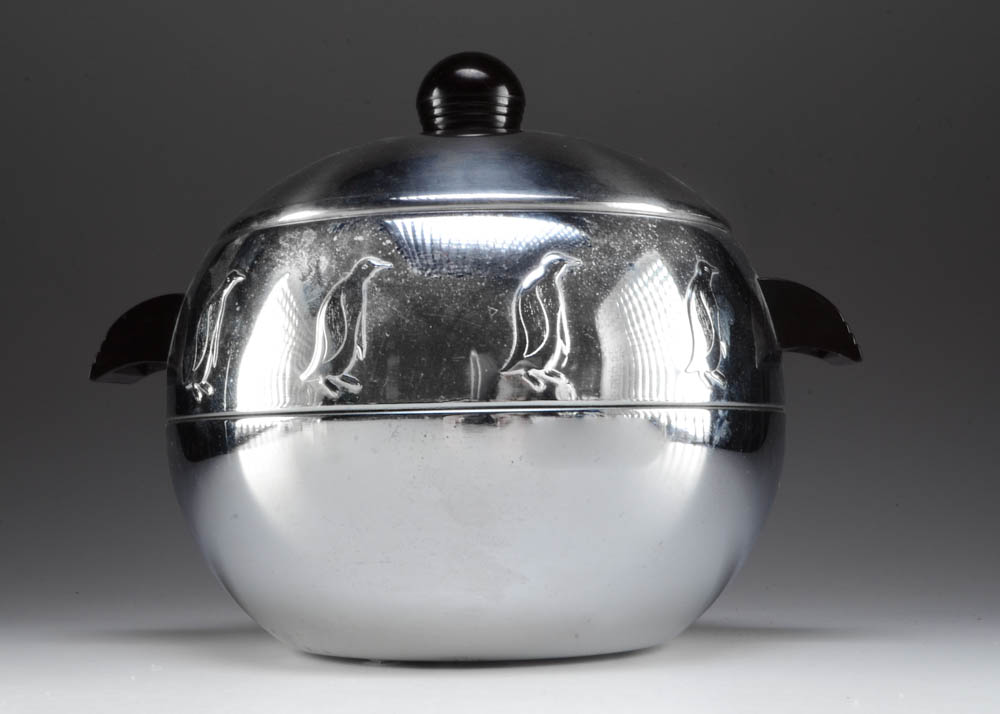 West Bend Art Deco Penguin Hot & Cold Server