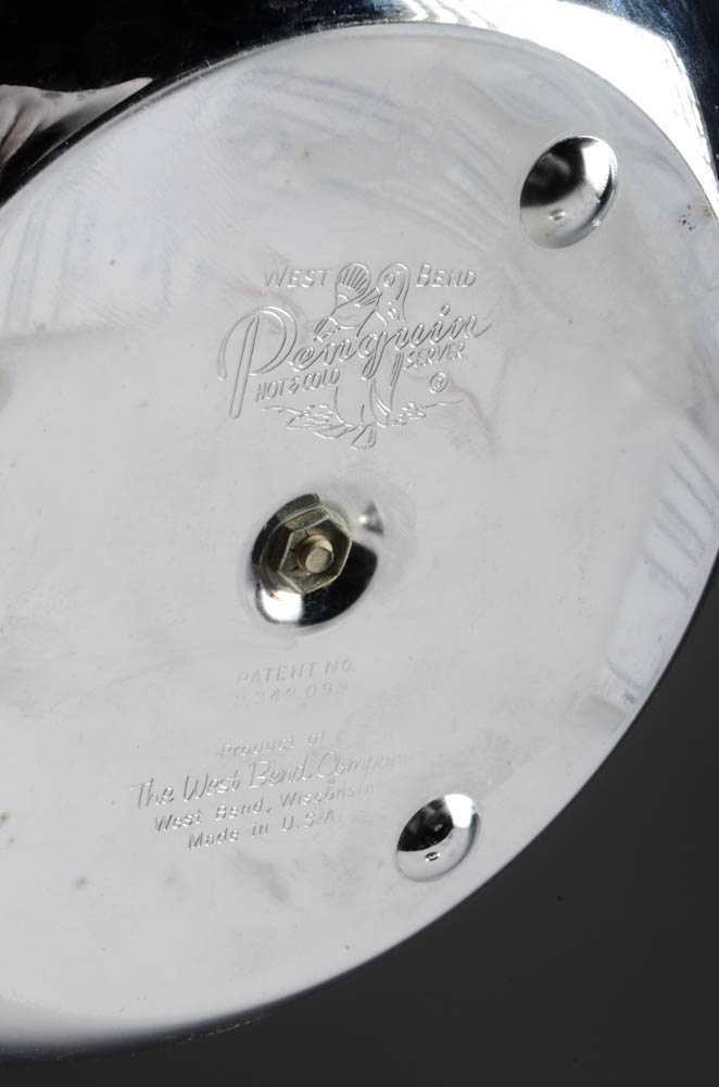 West Bend Art Deco Penguin Hot & Cold Server