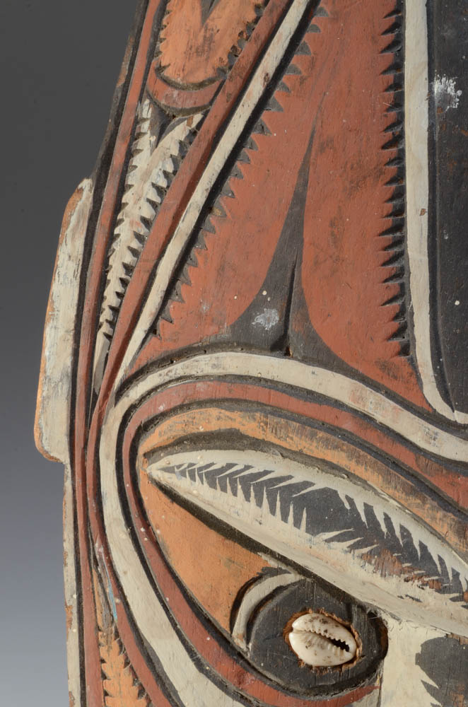 Papua New Guinea Carved Wooden Spirit Mask