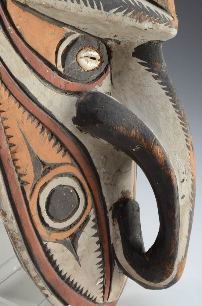 Papua New Guinea Carved Wooden Spirit Mask