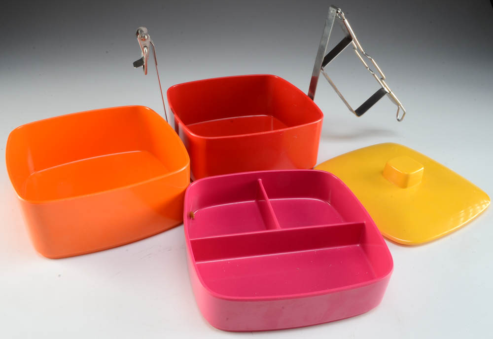 Vintage Gold Fish Brand Lunchbox