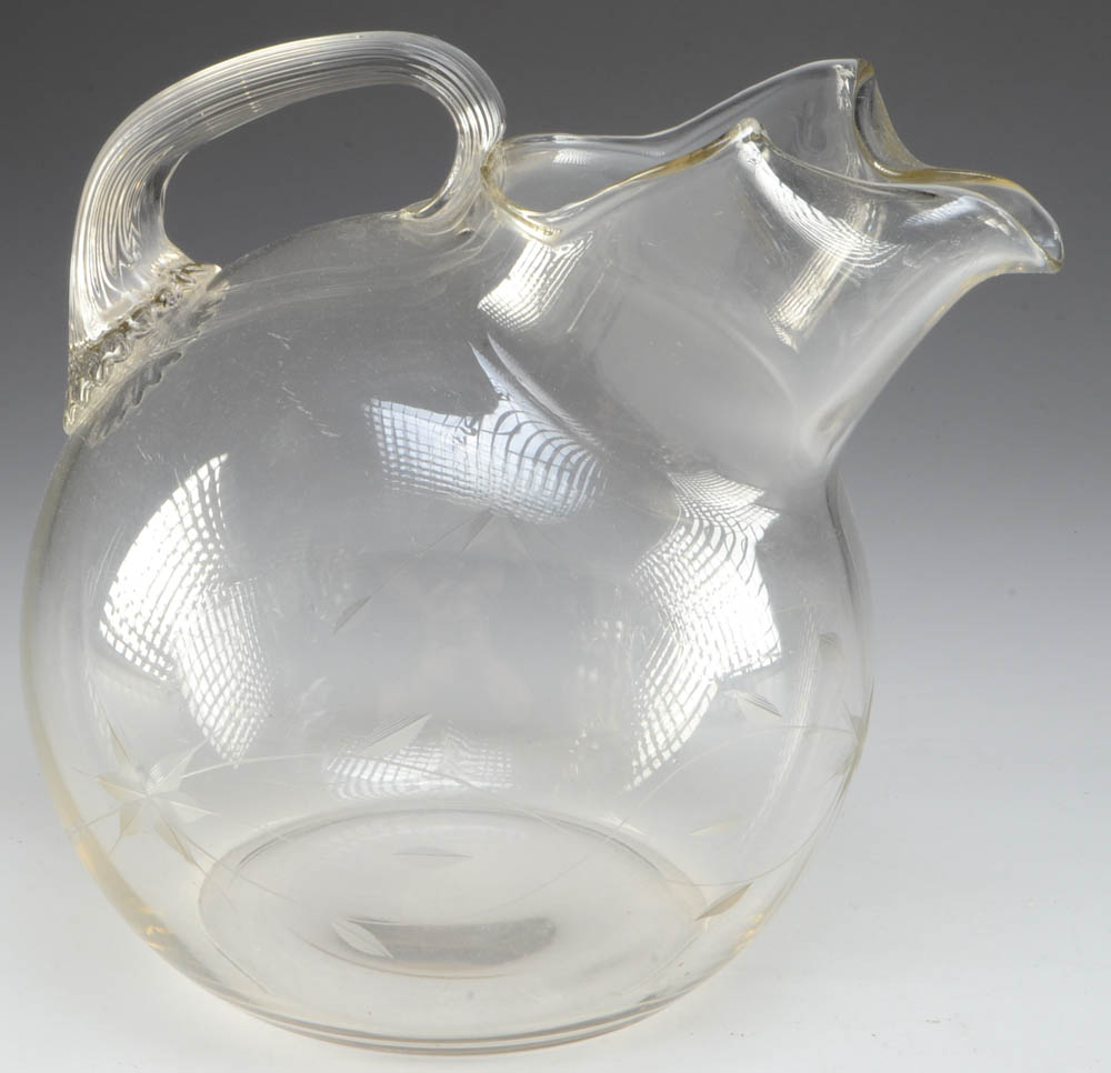 Assortment of Three Glass Pitchers