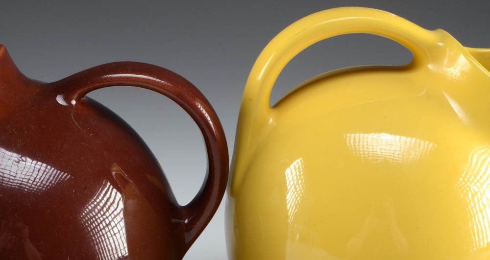 Two Ceramic Ball Pitchers