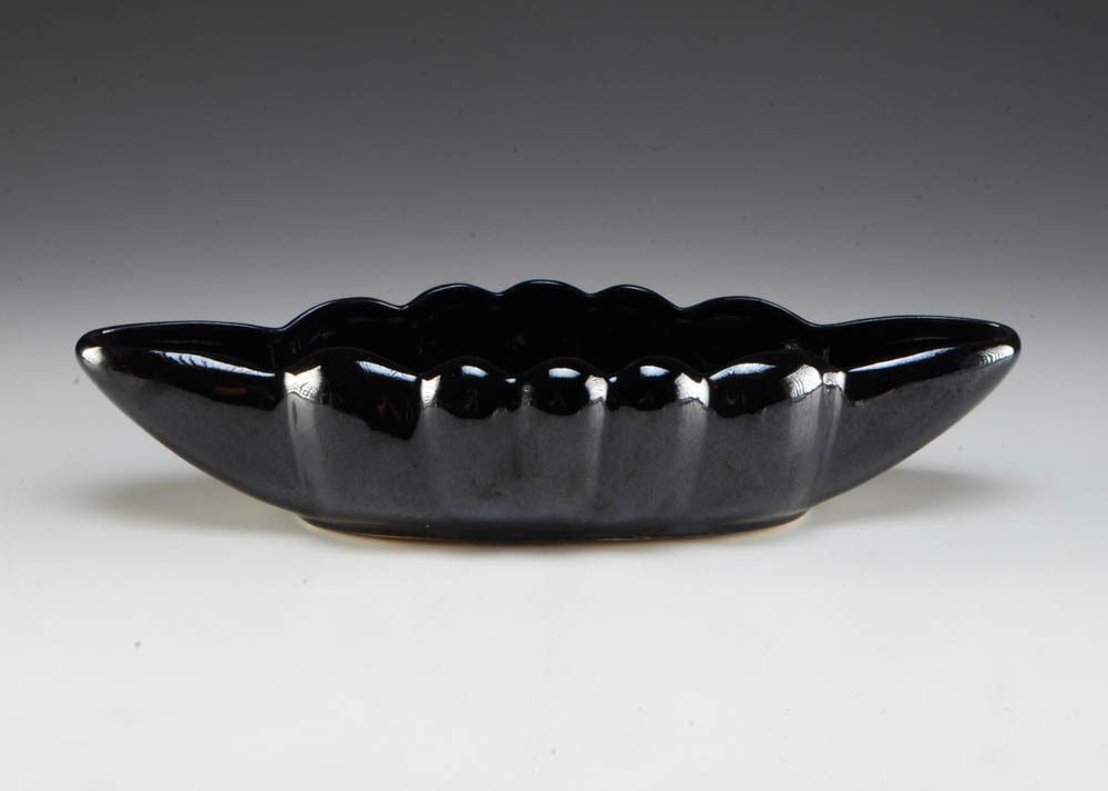 Van Briggle Black Console Bowl