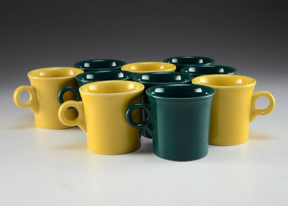 Homer Laughlin Fiesta Tom & Jerry Coffee Mugs Set