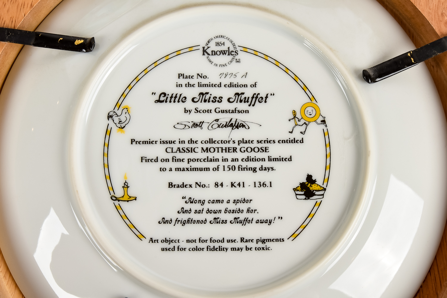 Collection of Knowles "Classic Mother Goose" Collector Plates