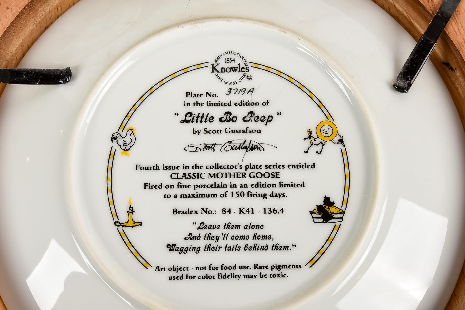 Collection of Knowles "Classic Mother Goose" Collector Plates
