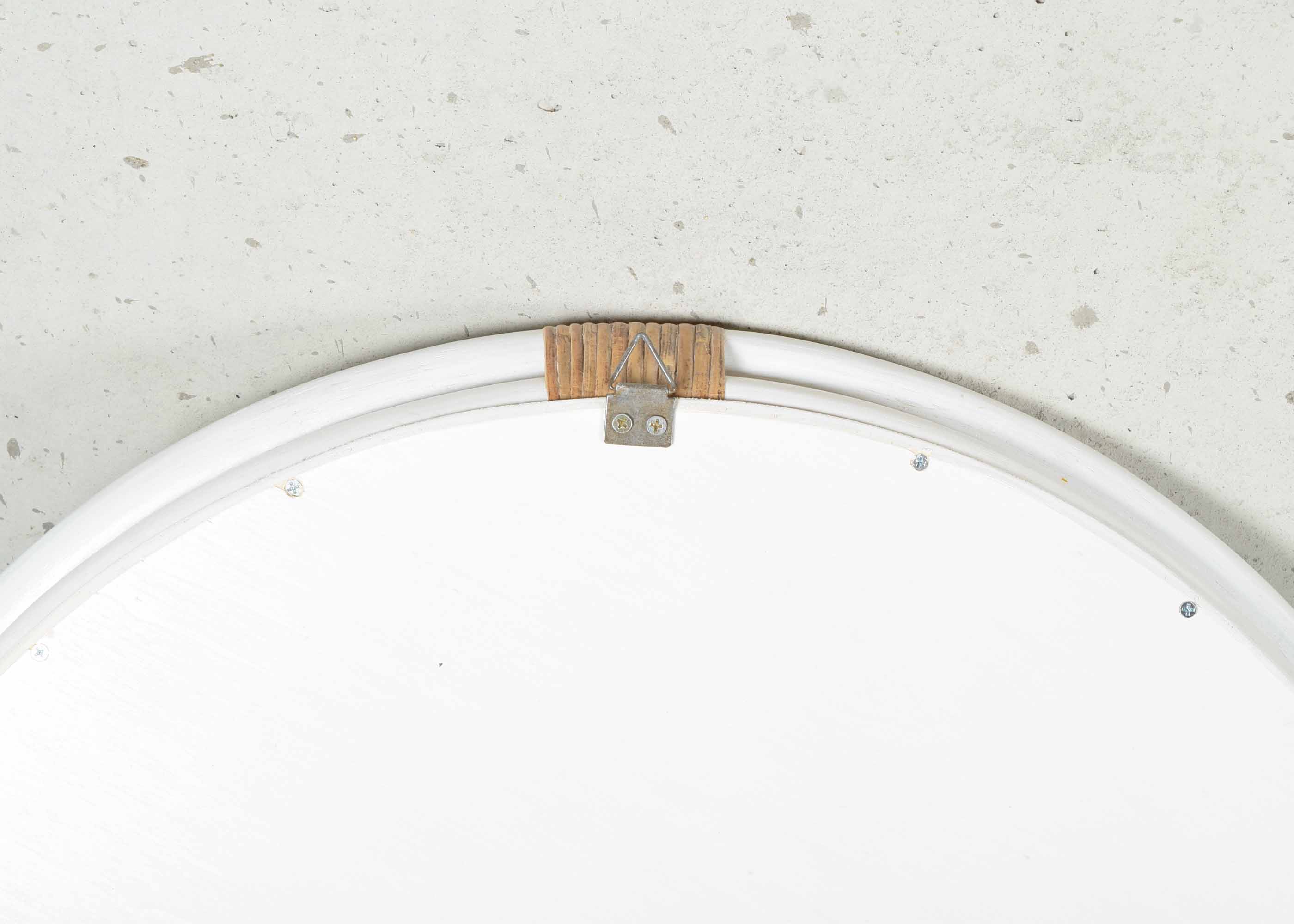 Rattan and Bamboo Mirror and Decor Group