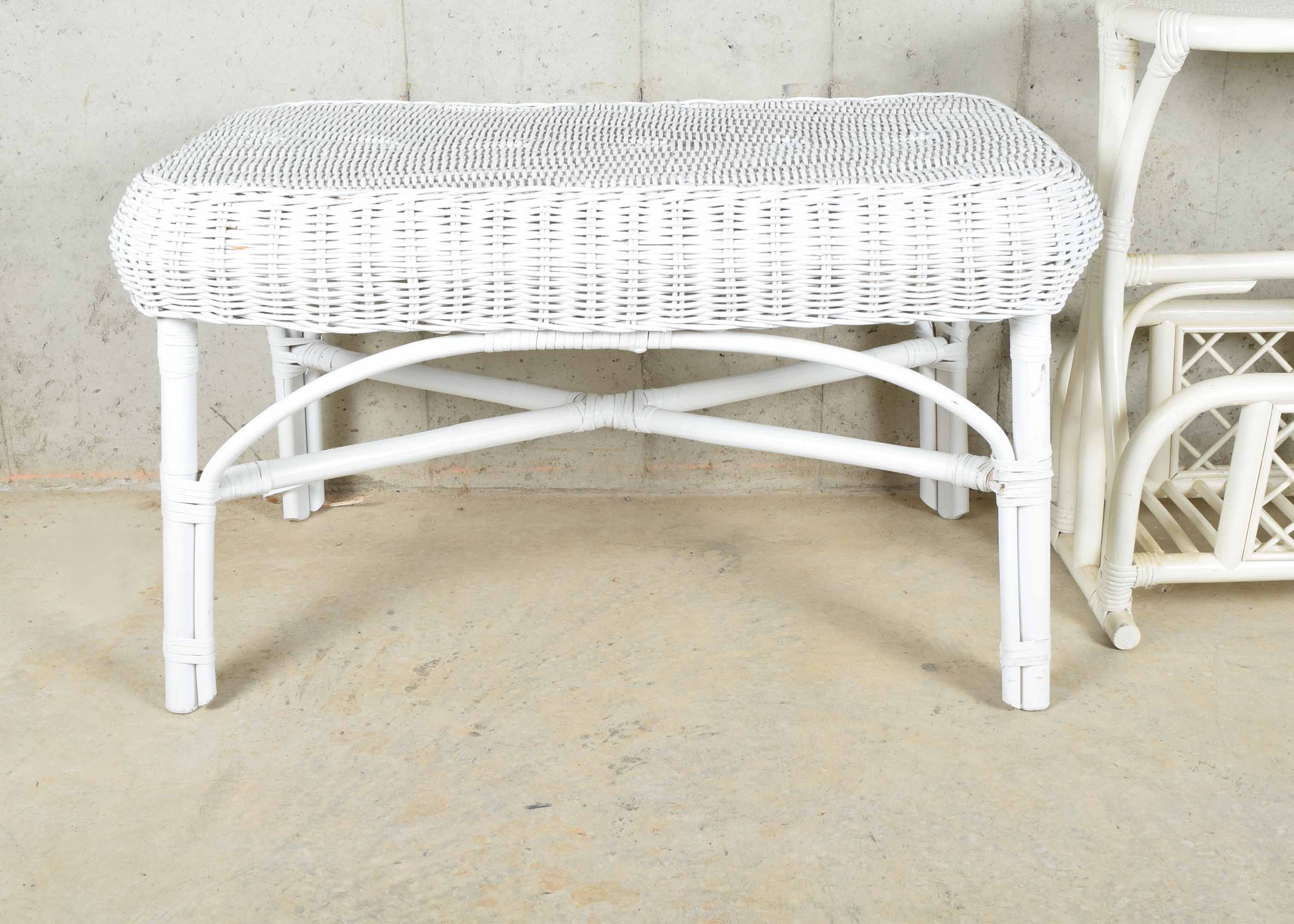 Wicker and Rattan Table Assortment