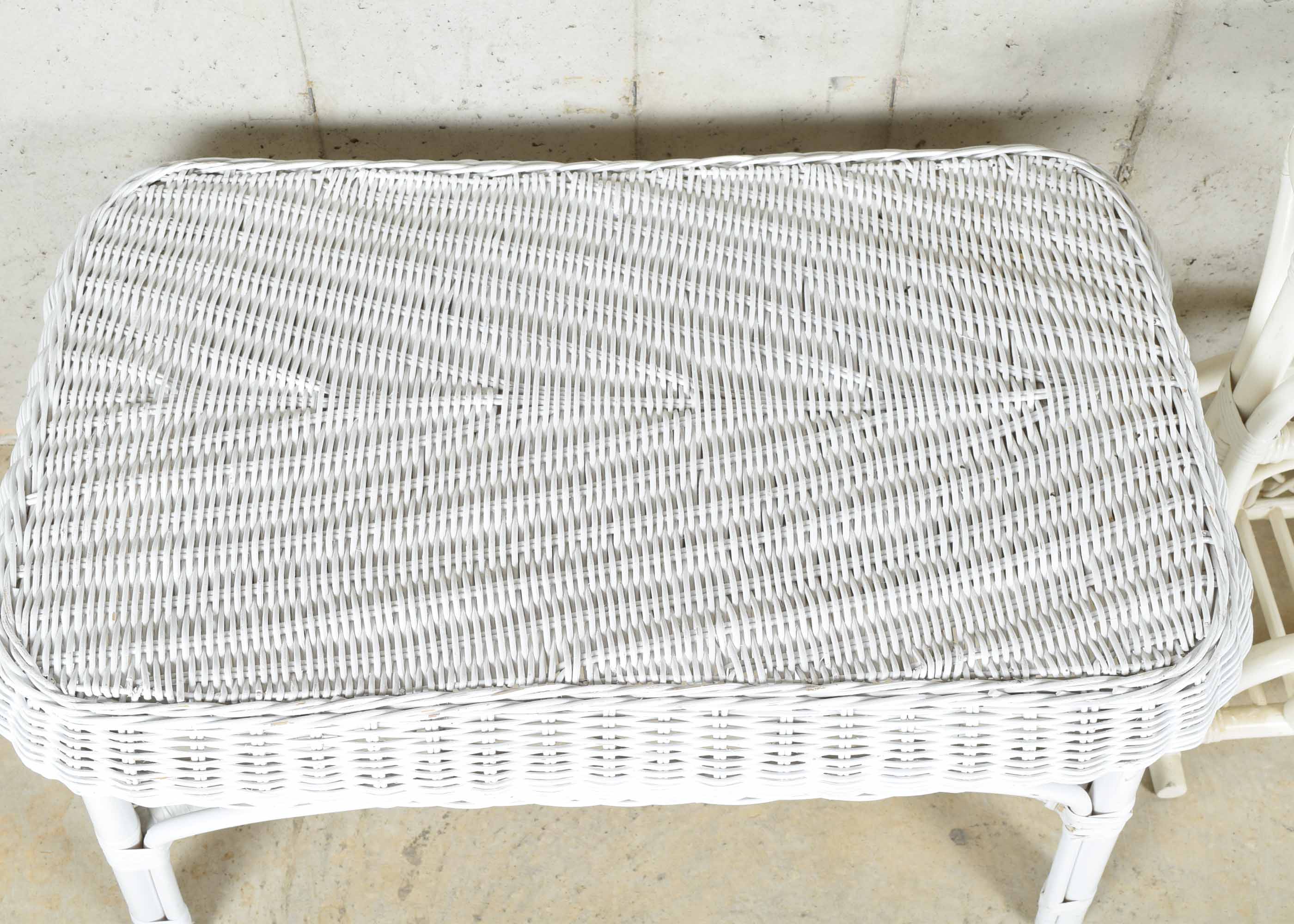 Wicker and Rattan Table Assortment