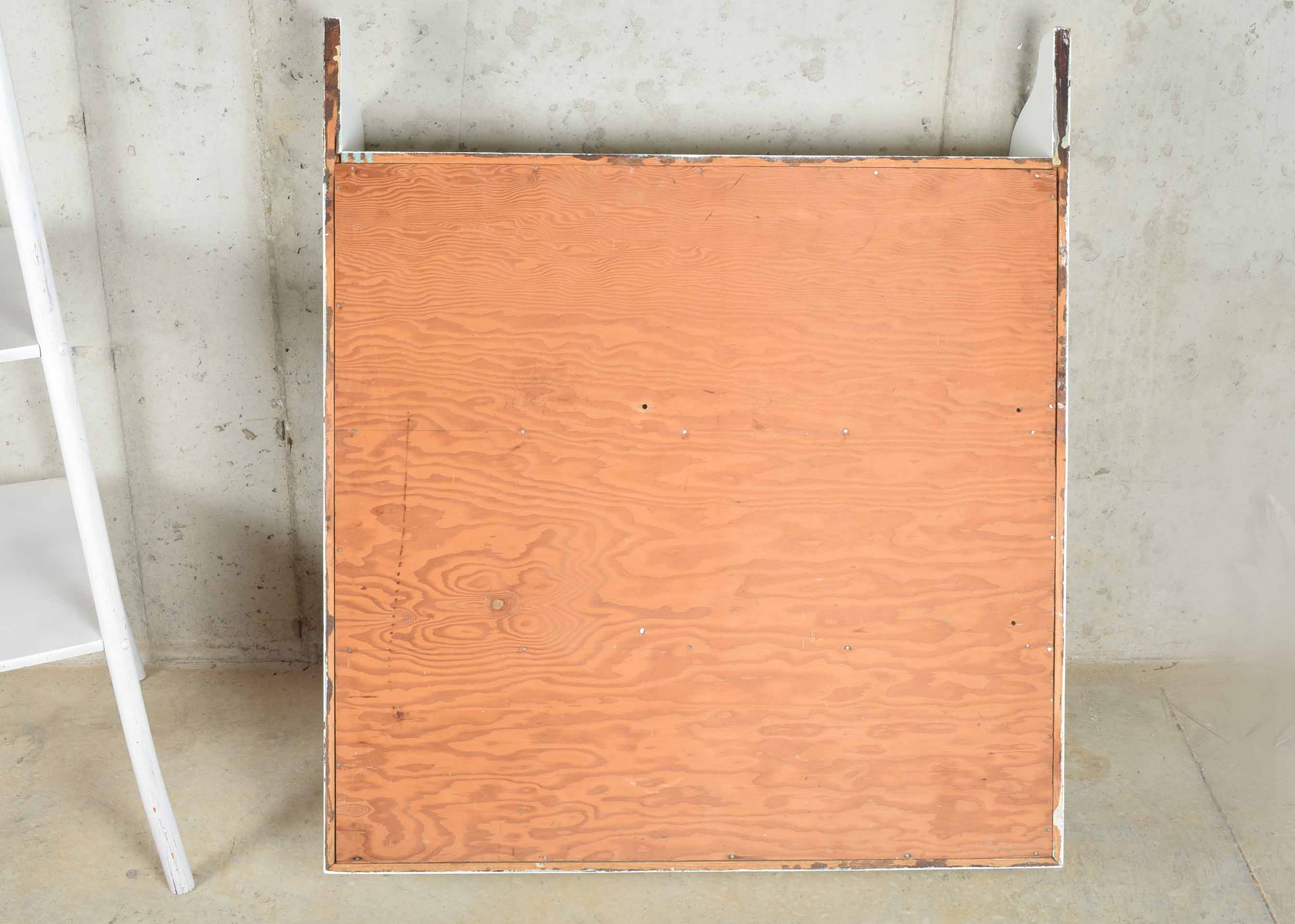 White Graduated Shelving Unit and Wall Hanging Unit