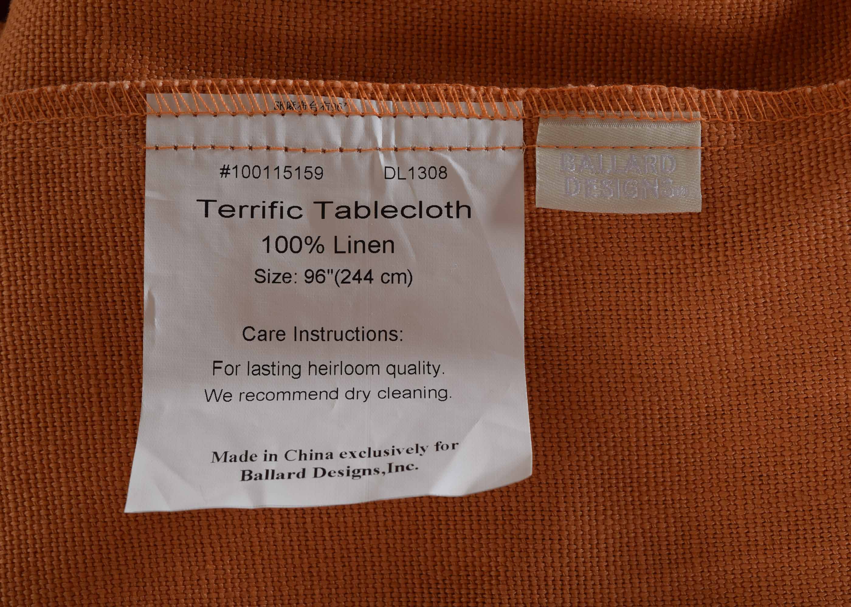 Pair of Round Ballard DesignsTablecloths