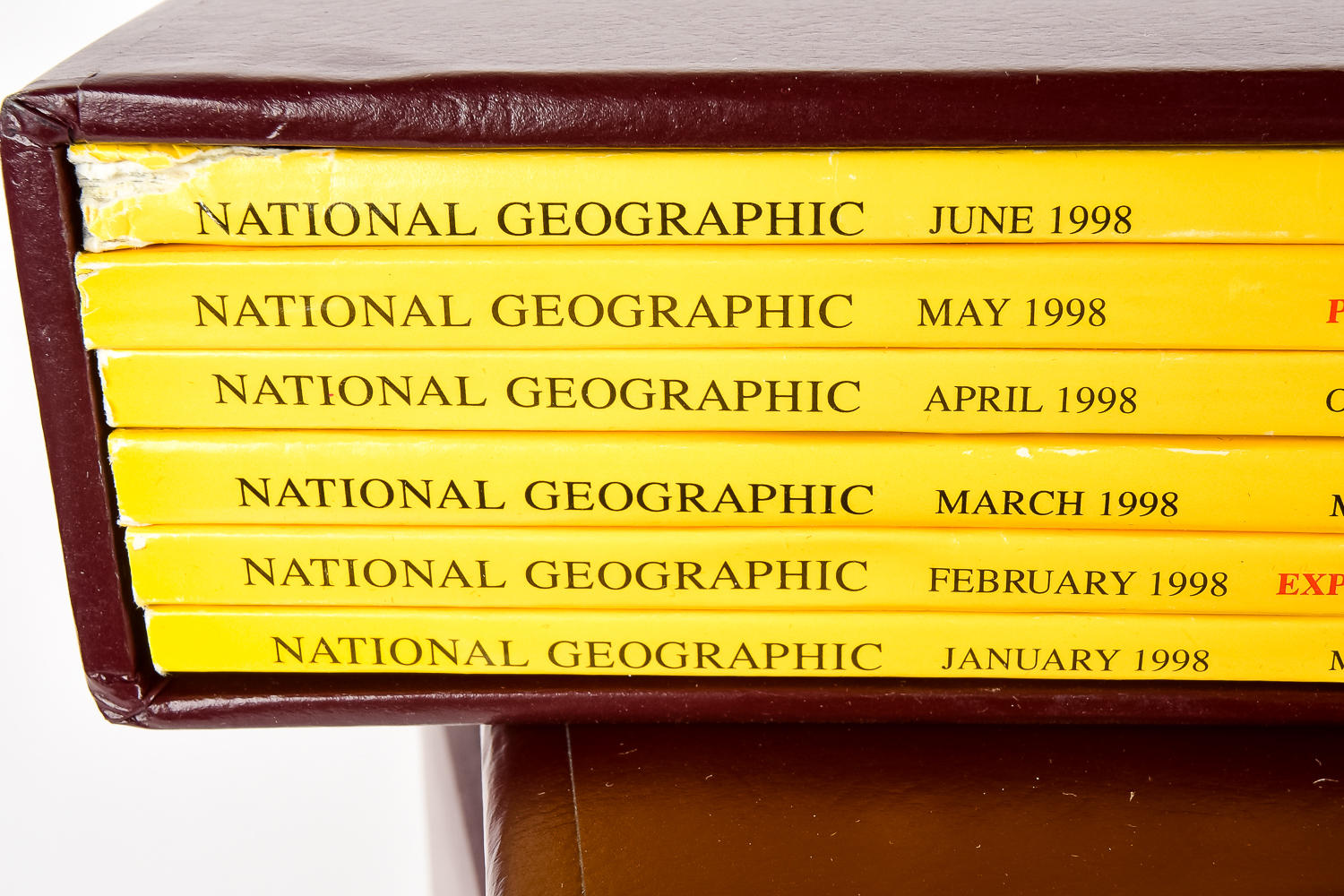 National Geographic Magazine Collection with Slipcases