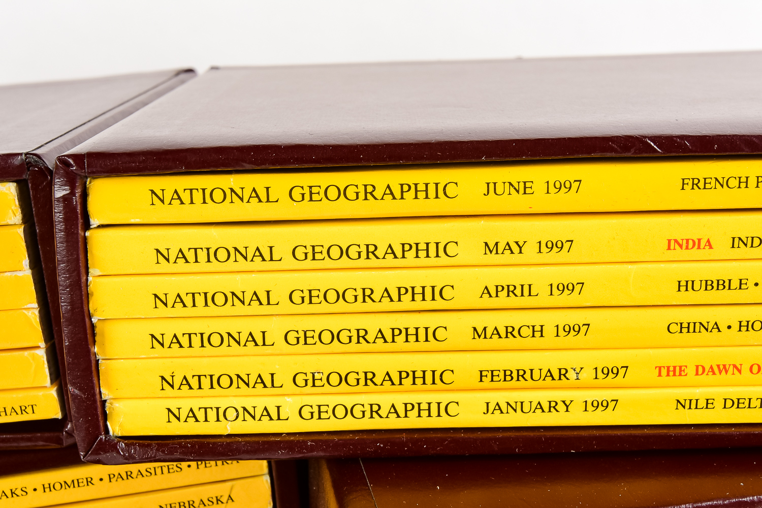 National Geographic Magazine Collection with Slipcases