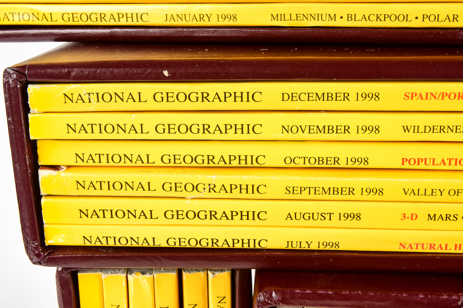 National Geographic Magazine Collection with Slipcases