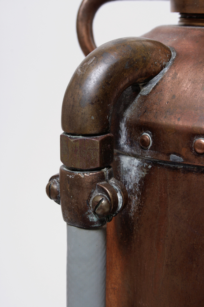 Vintage O.J. Childs Copper Fire Extinguisher