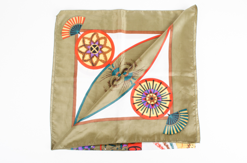 Hermes Paris "Feux d' Artiflce" Fashion Scarf