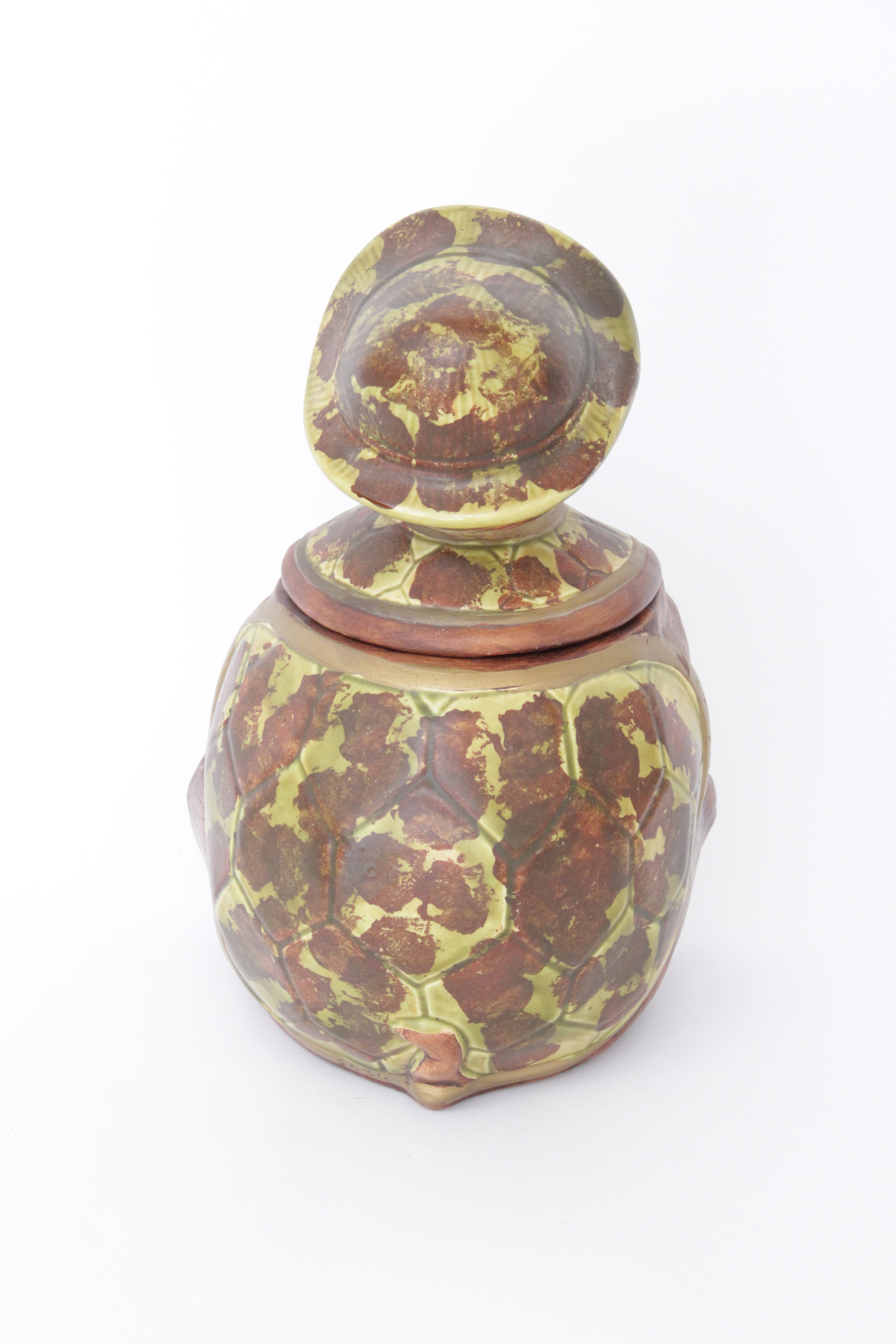 Vintage Pair of Turtle Theme Cookie Jars