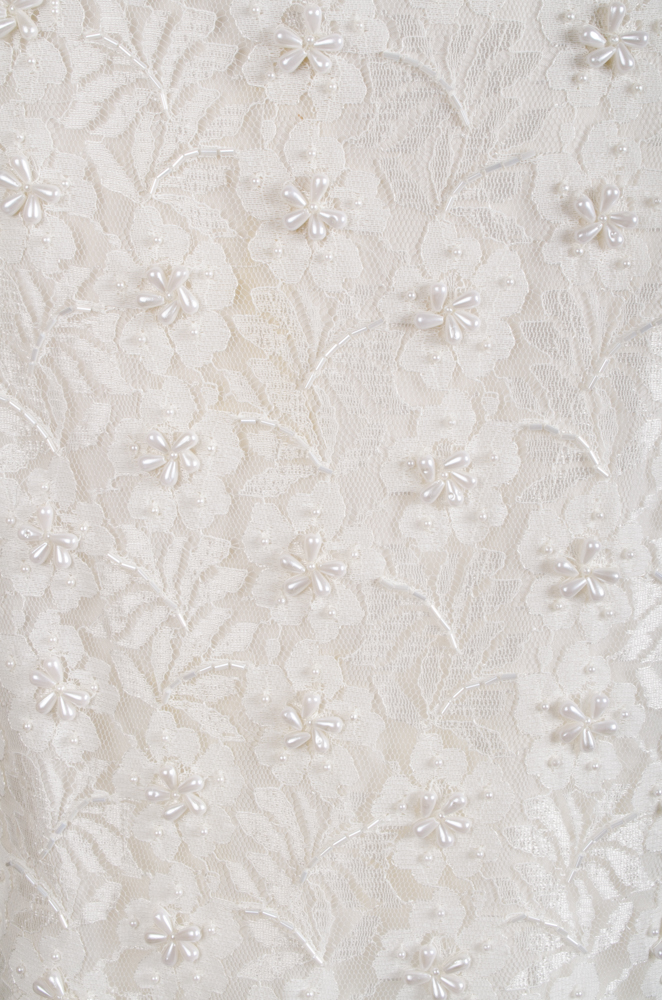 Cervelle White Beaded Top and Shirt Ensemble