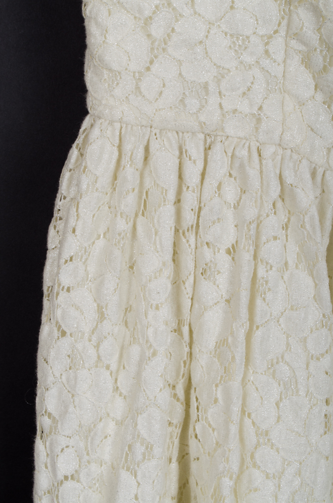 French Connection White Lace Dress
