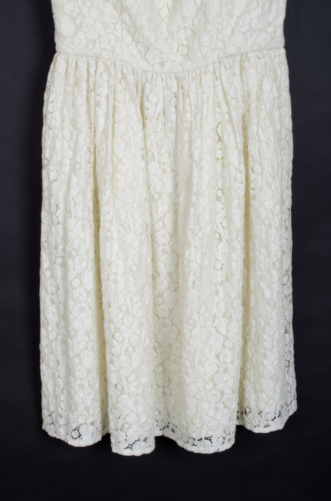 French Connection White Lace Dress
