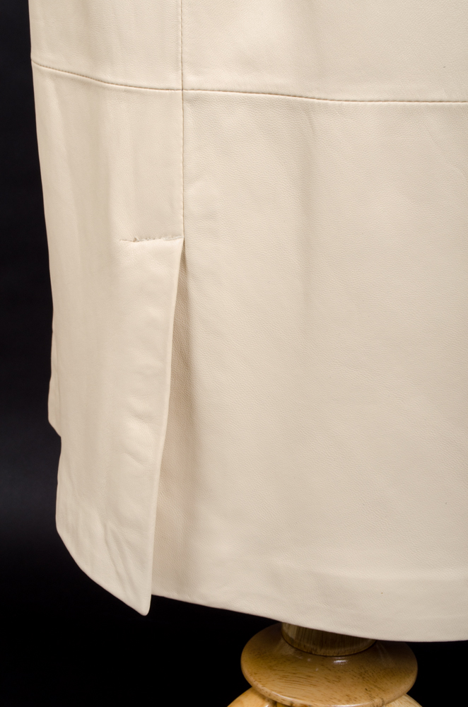 Terry Lewis Leather Skirt