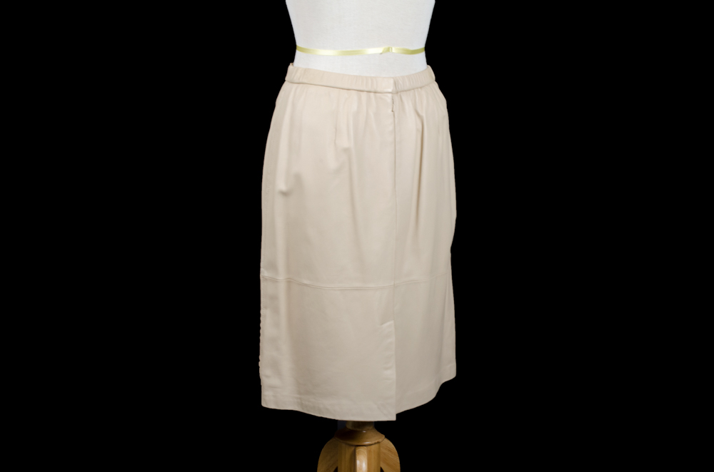 Terry Lewis Leather Skirt