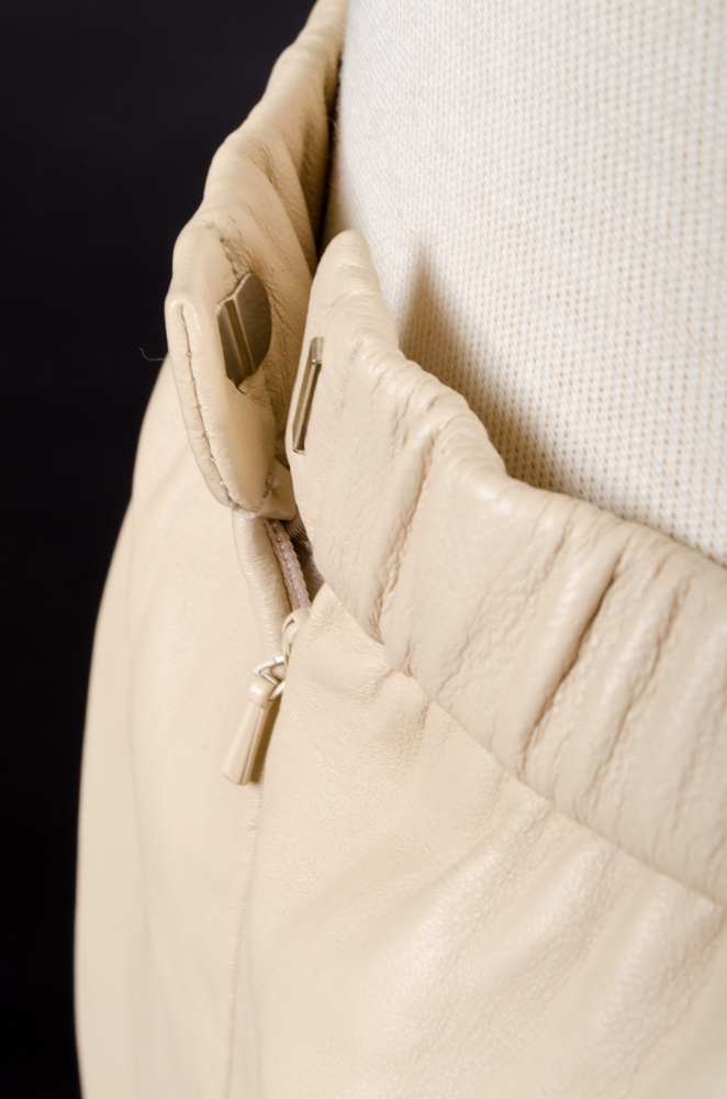 Terry Lewis Leather Skirt