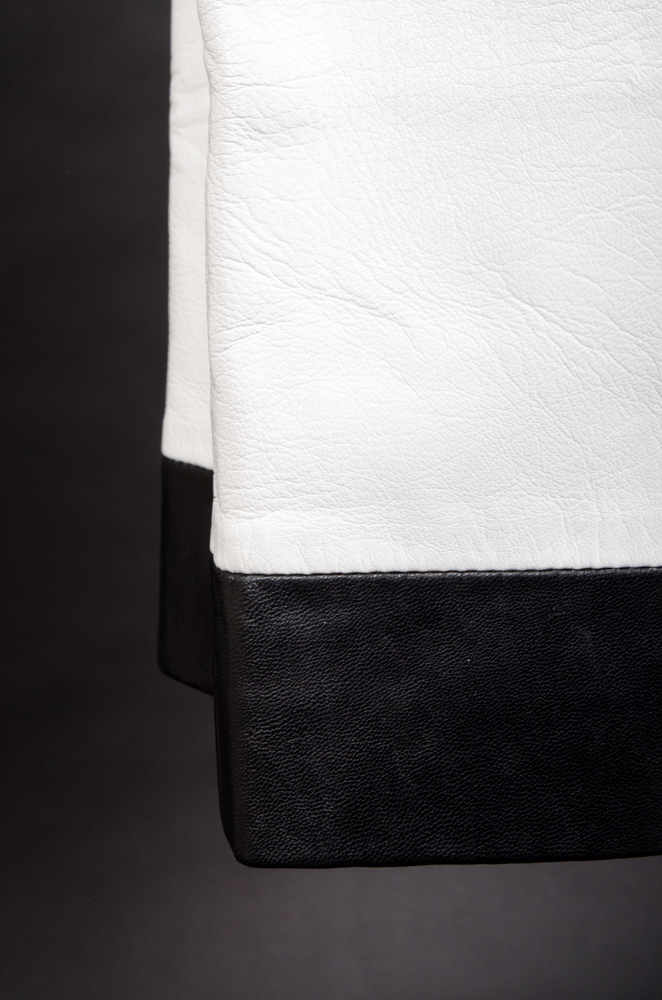 Margaret Godfrey Leather Skirt