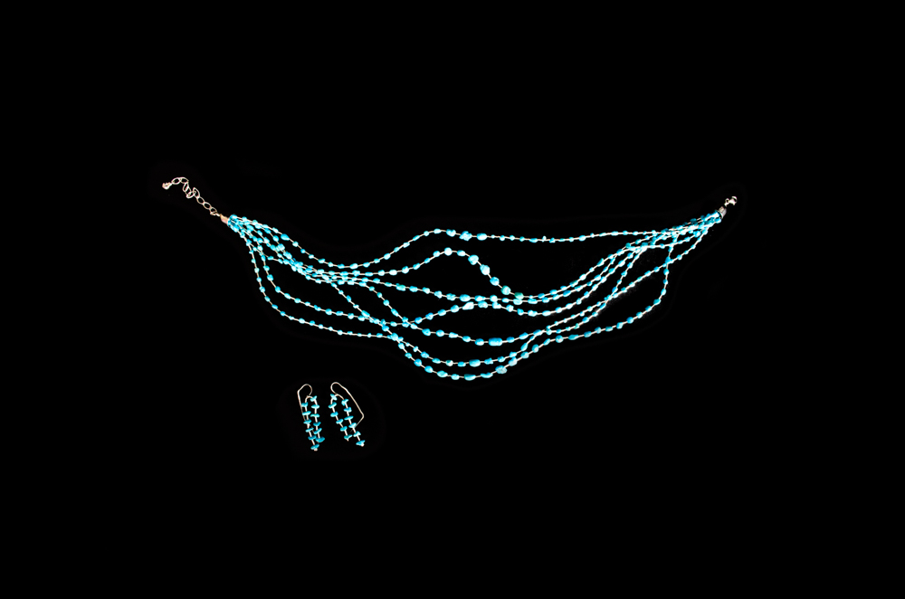 Sterling Silver and Turquoise Jewelry Set