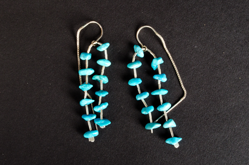 Sterling Silver and Turquoise Jewelry Set