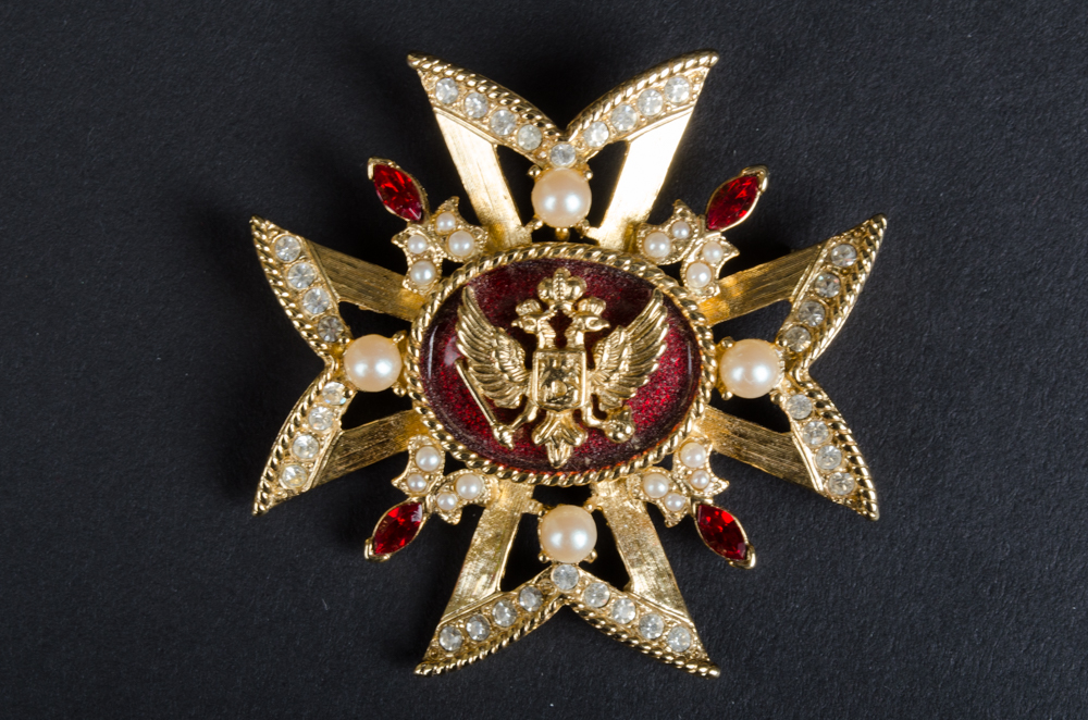 Group of Gold-Tone Brooches
