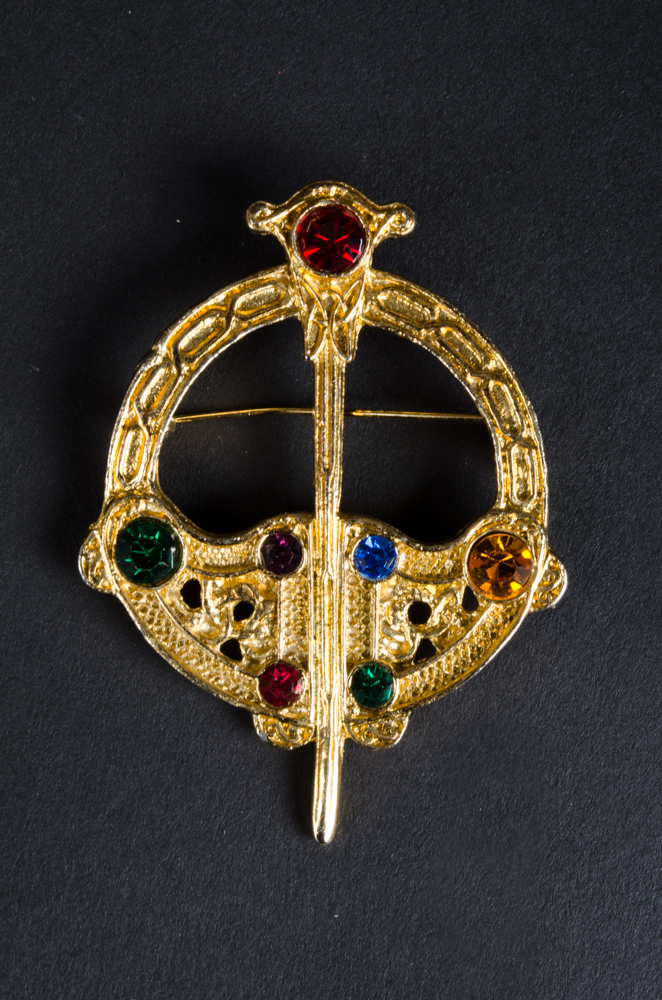 Group of Gold-Tone Brooches