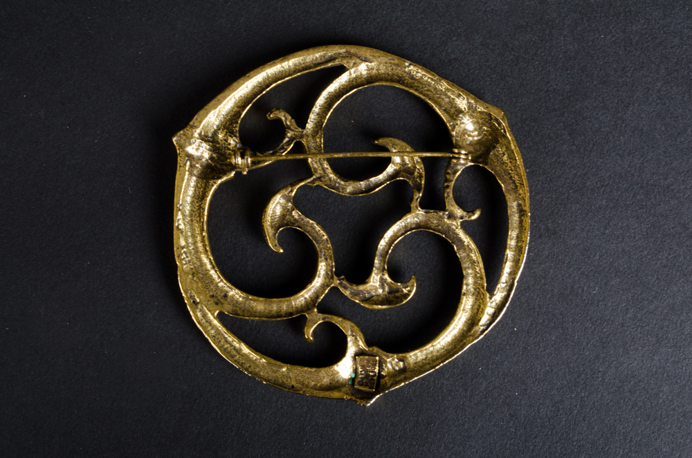 Group of Gold-Tone Brooches