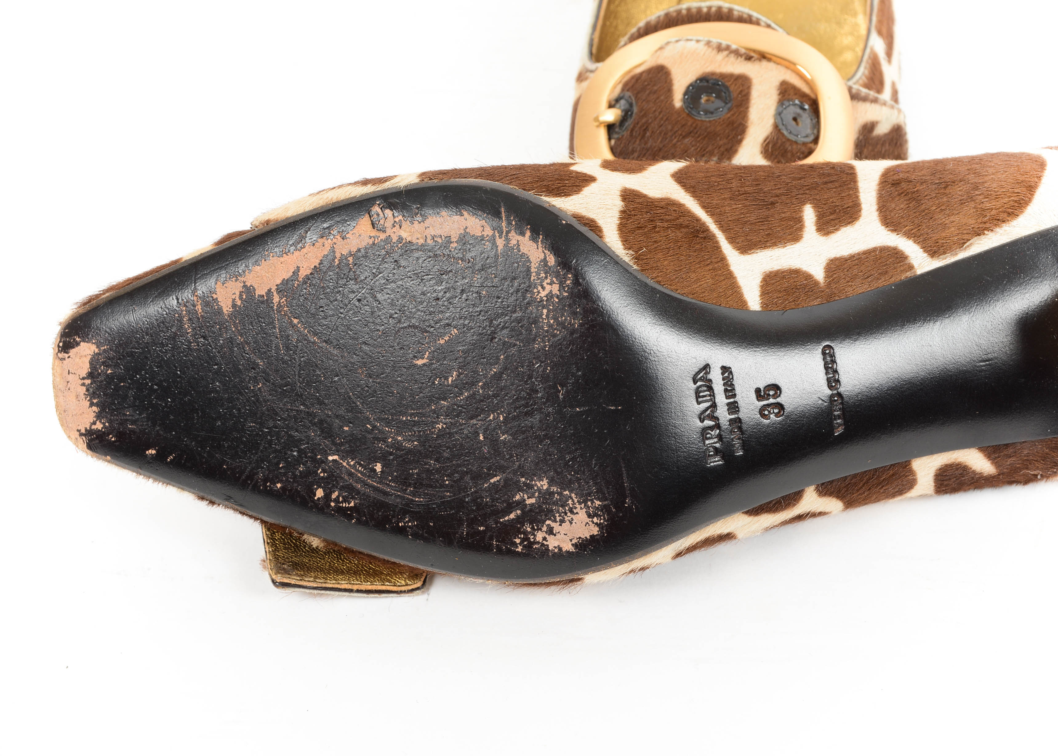 Prada Pony Hair Shoes