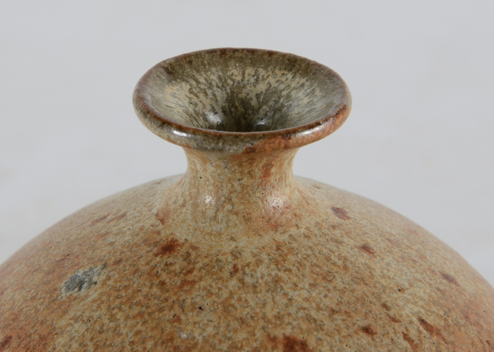 Studio Art Pottery Bud Vase, Signed