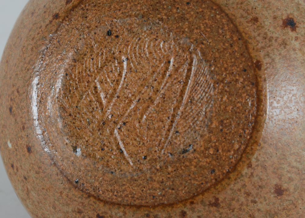 Studio Art Pottery Bud Vase, Signed