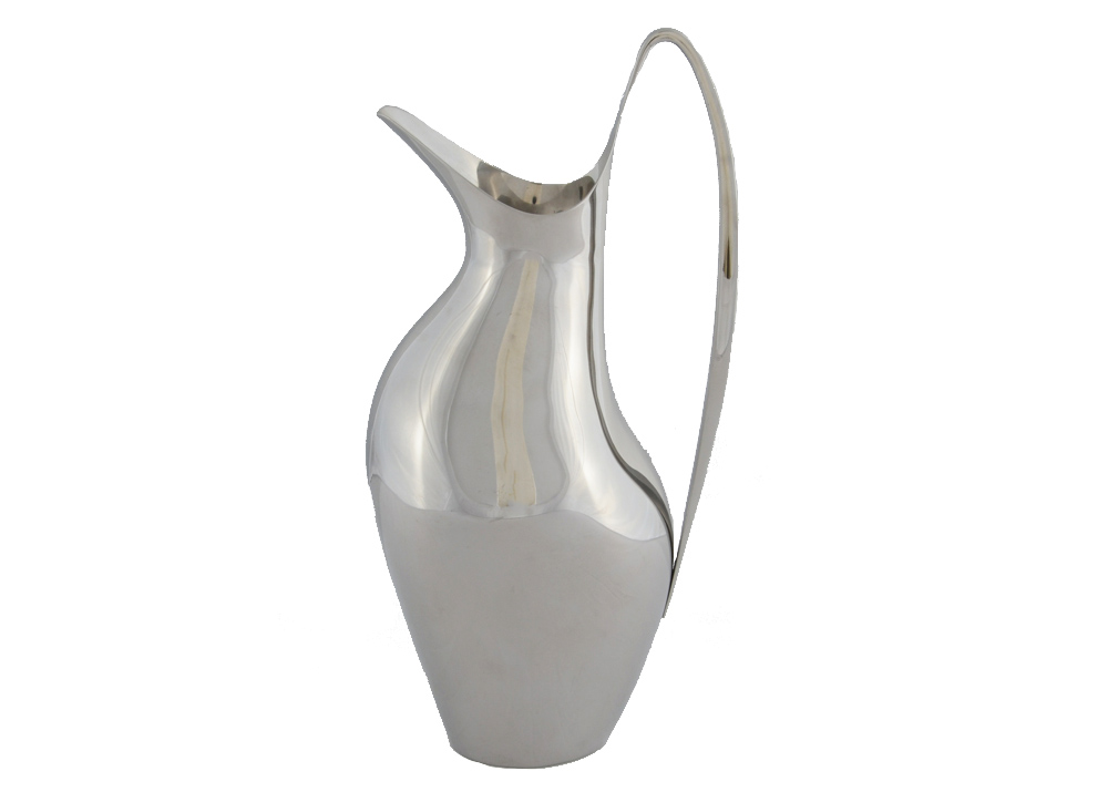 George Jensen and Henning Koppel Polished Steel Pitcher