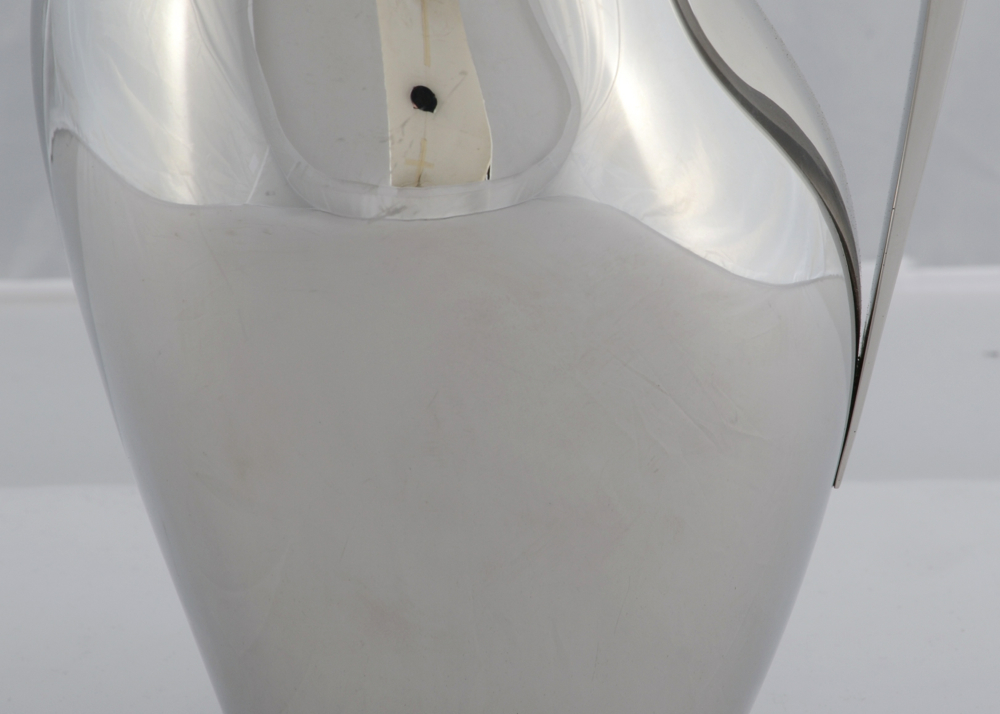 George Jensen and Henning Koppel Polished Steel Pitcher