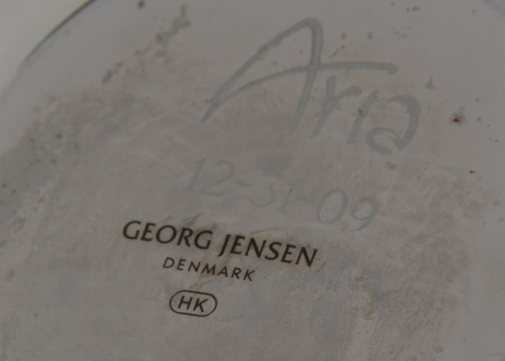 George Jensen and Henning Koppel Polished Steel Pitcher