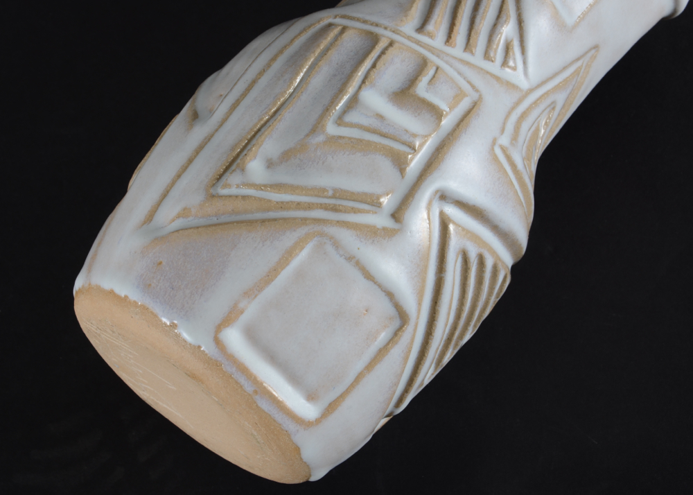 Studio Art Pottery Modern Styled Vase, Signed