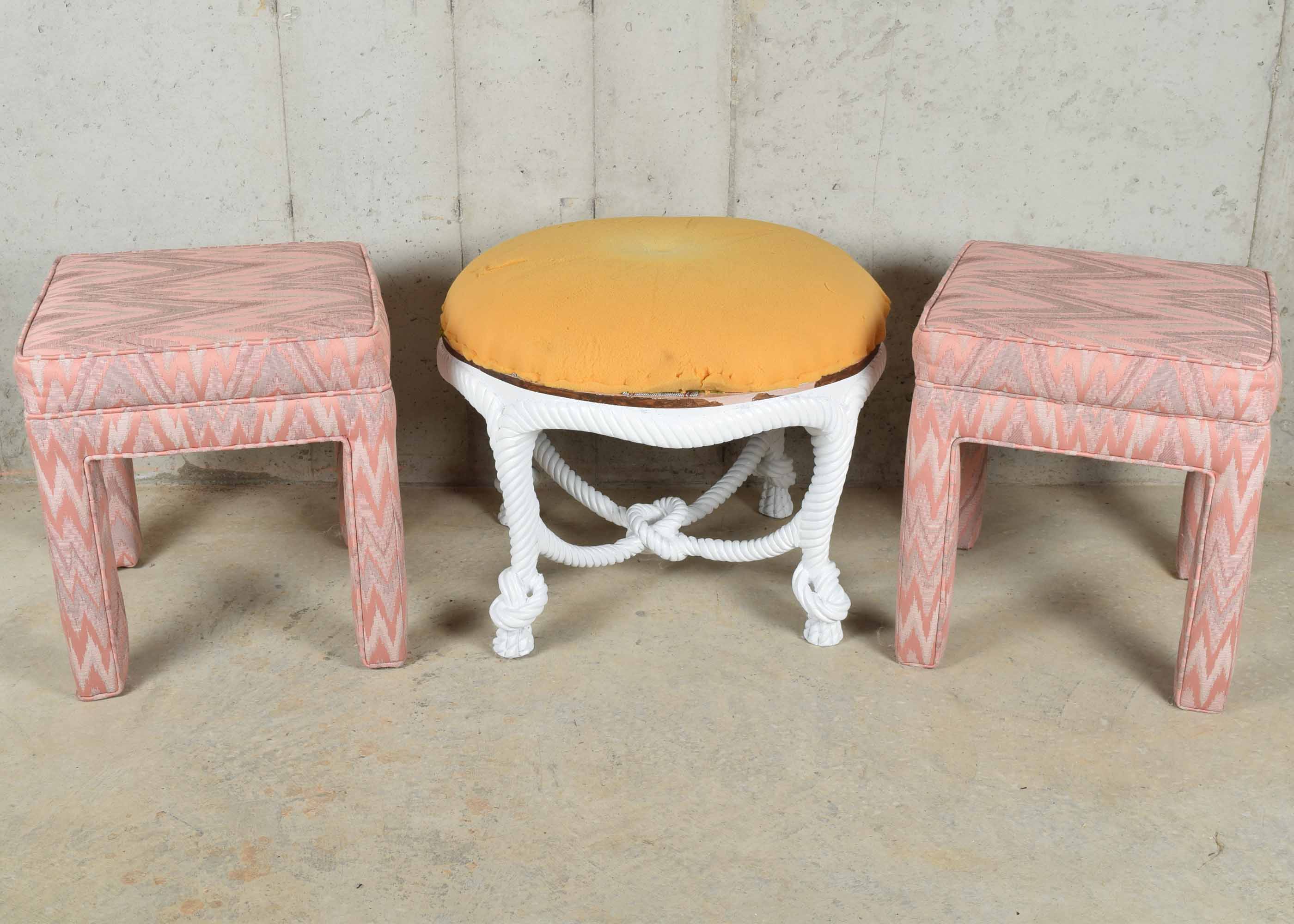Sitting Stool Trio