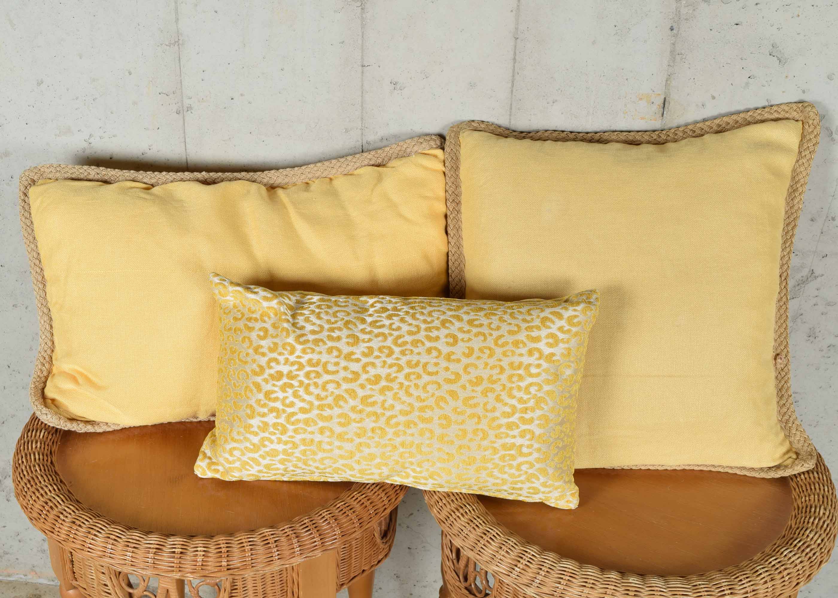 Yellow Pillow Trio