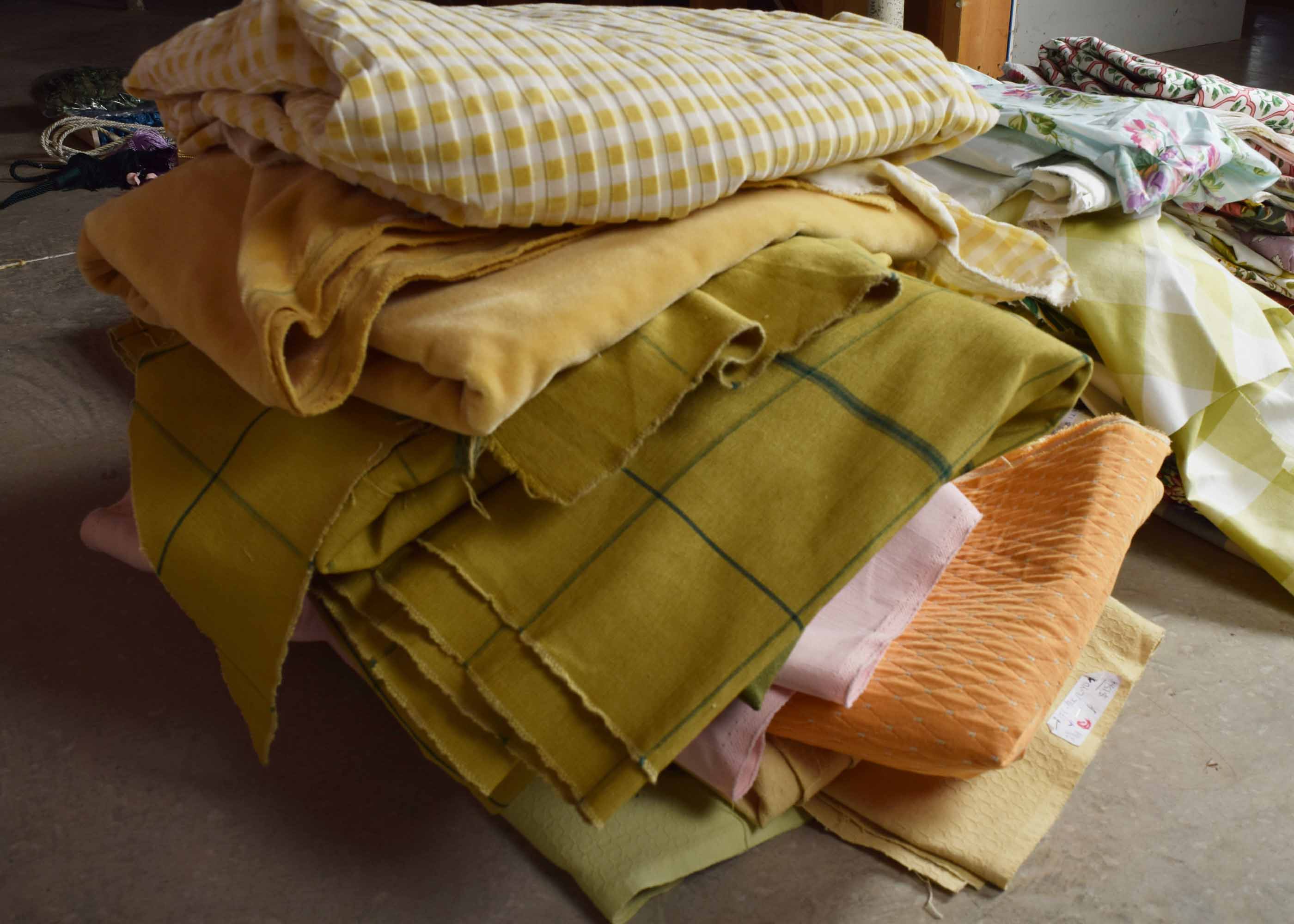 Folded Fabric and Trim Collection